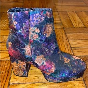 Floral Boots